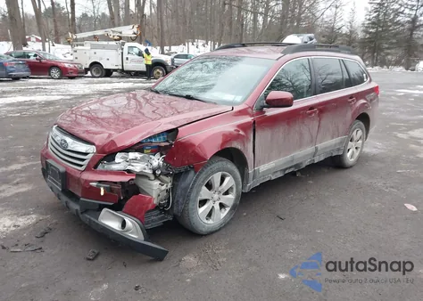 2012 Subaru Outback 2.5I Premium из США, поврежденный, VIN 4S4BRBCC2C3229388